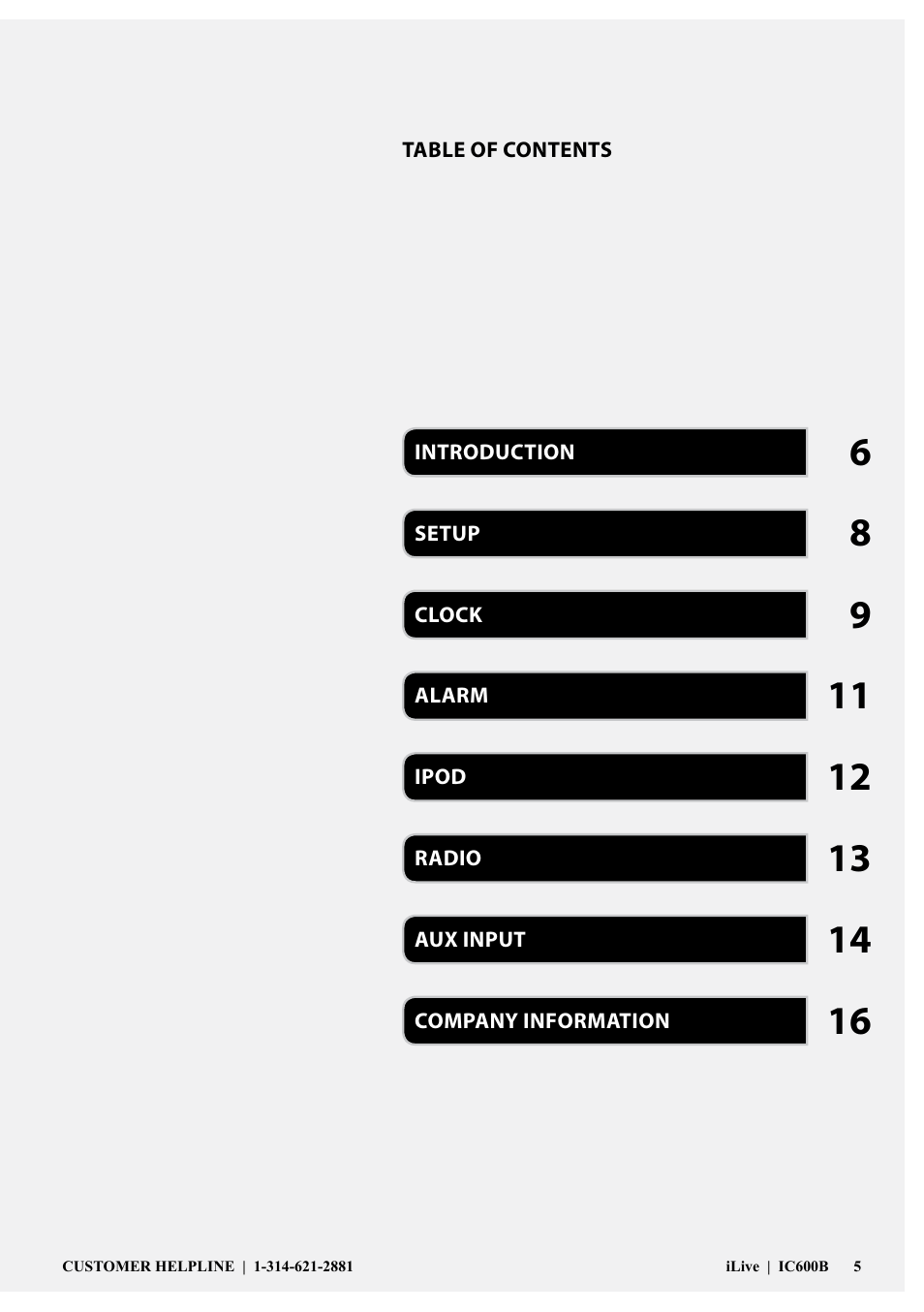 iLive INTELLI SET IC600B User Manual | Page 5 / 16