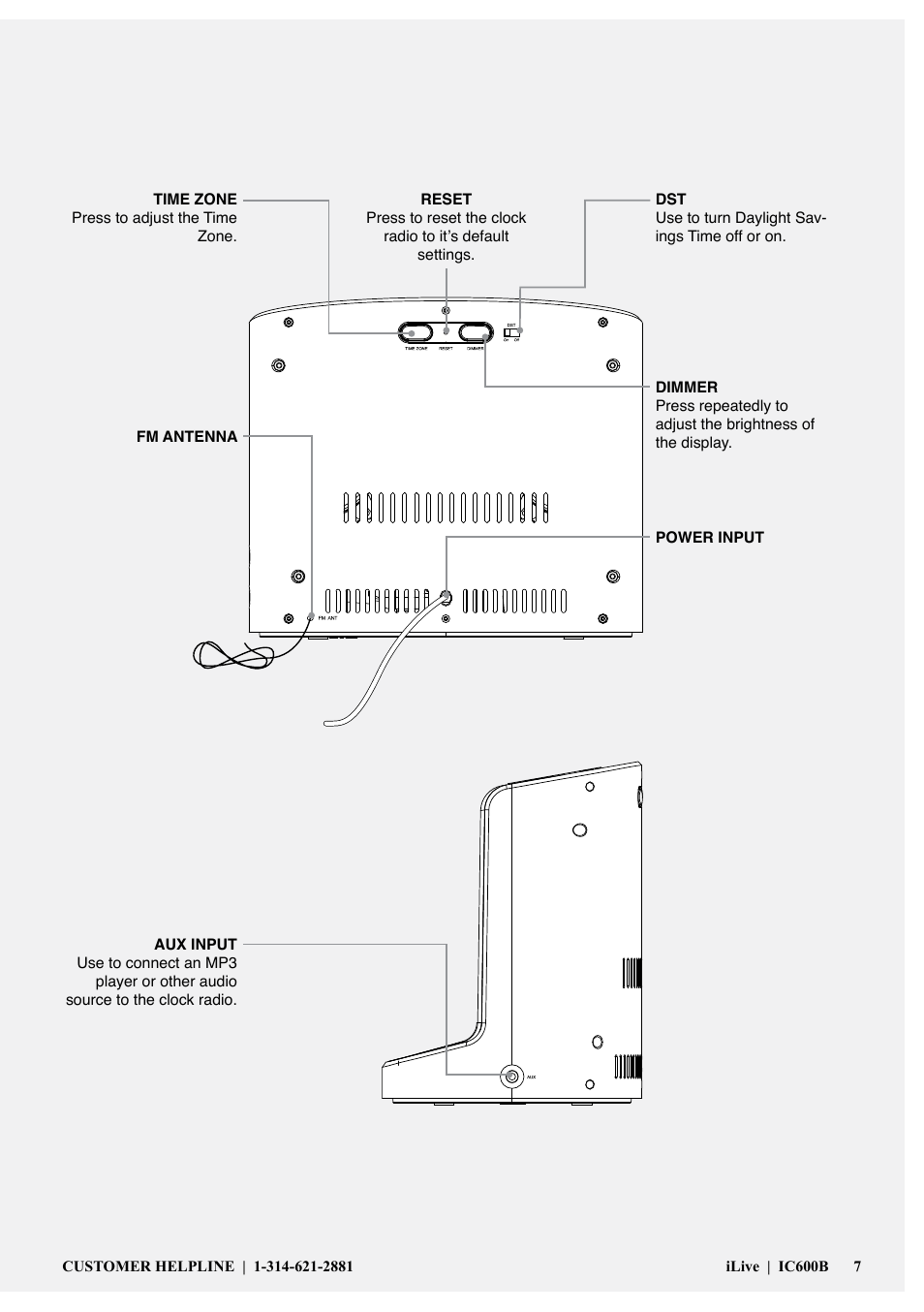 iLive INTELLI SET IC600B User Manual | Page 7 / 16