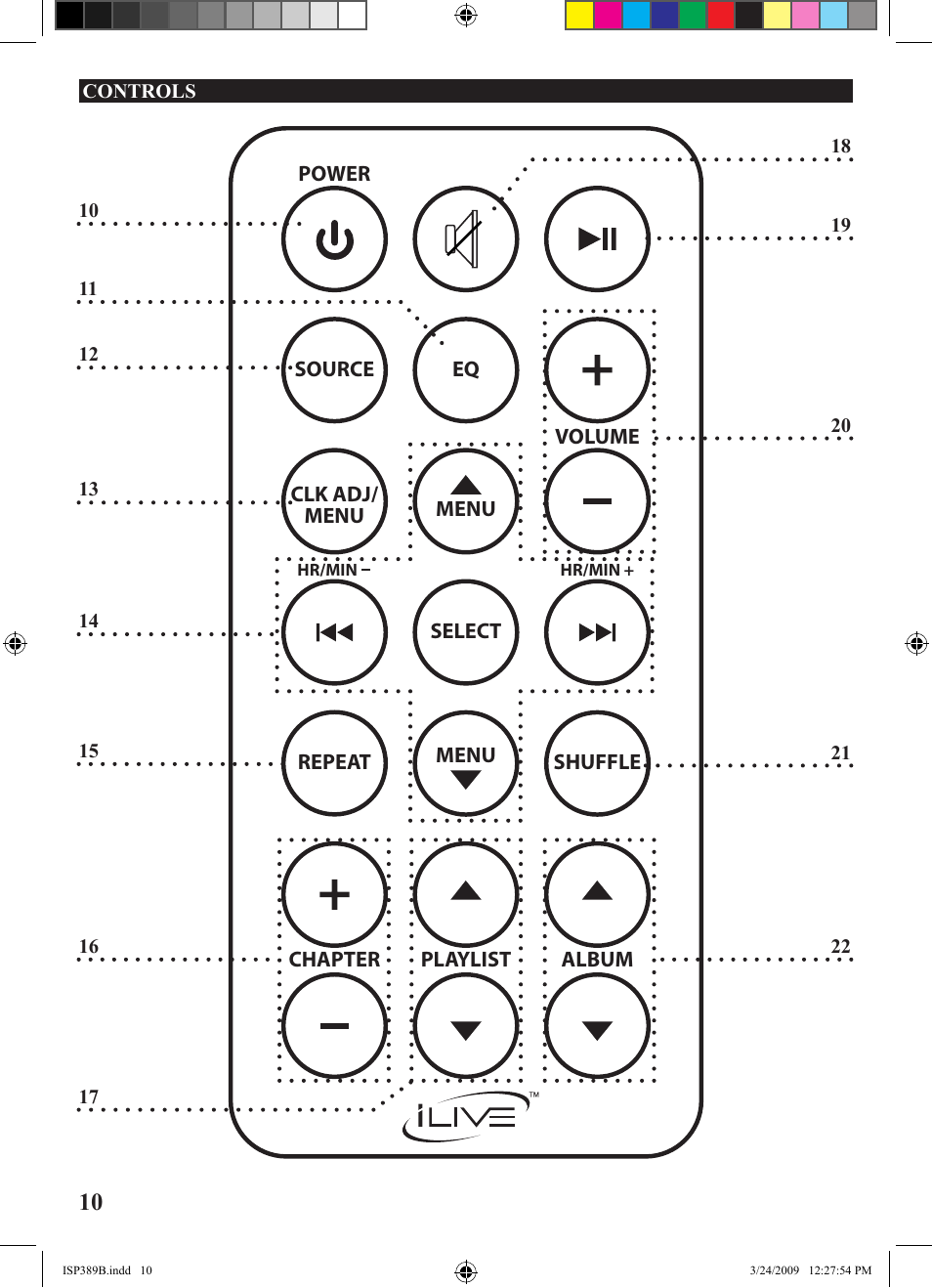 iLive ISP389B User Manual | Page 10 / 12