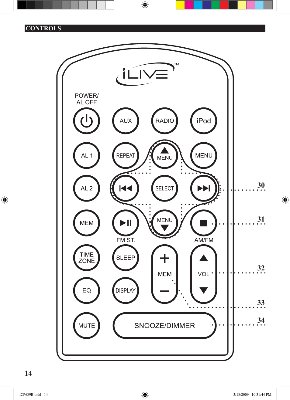 iLive ICP689B User Manual | Page 14 / 16
