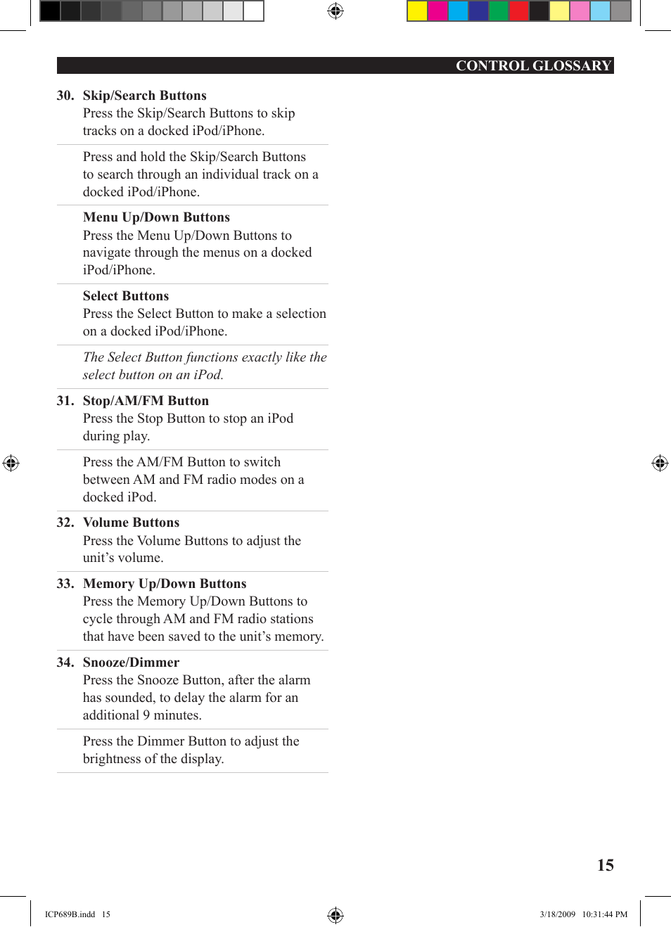 iLive ICP689B User Manual | Page 15 / 16