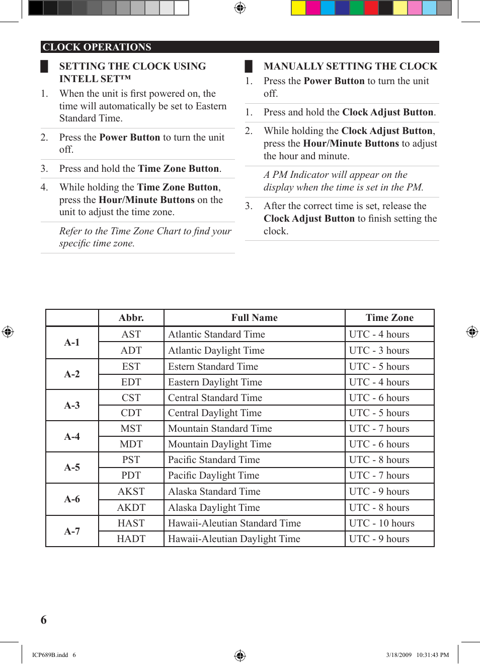 iLive ICP689B User Manual | Page 6 / 16