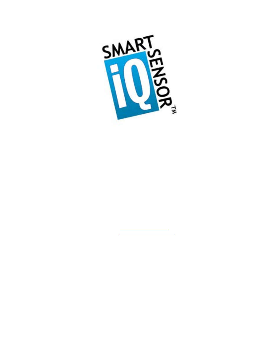 IQ SMARTSENSOR 105 User Manual | 36 pages