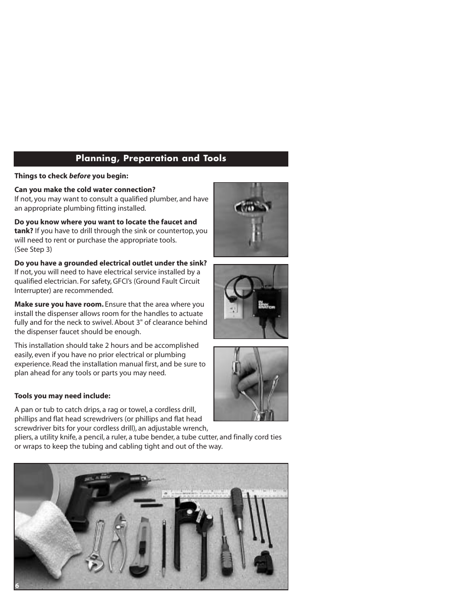 InSinkErator GN1100 User Manual | Page 6 / 17