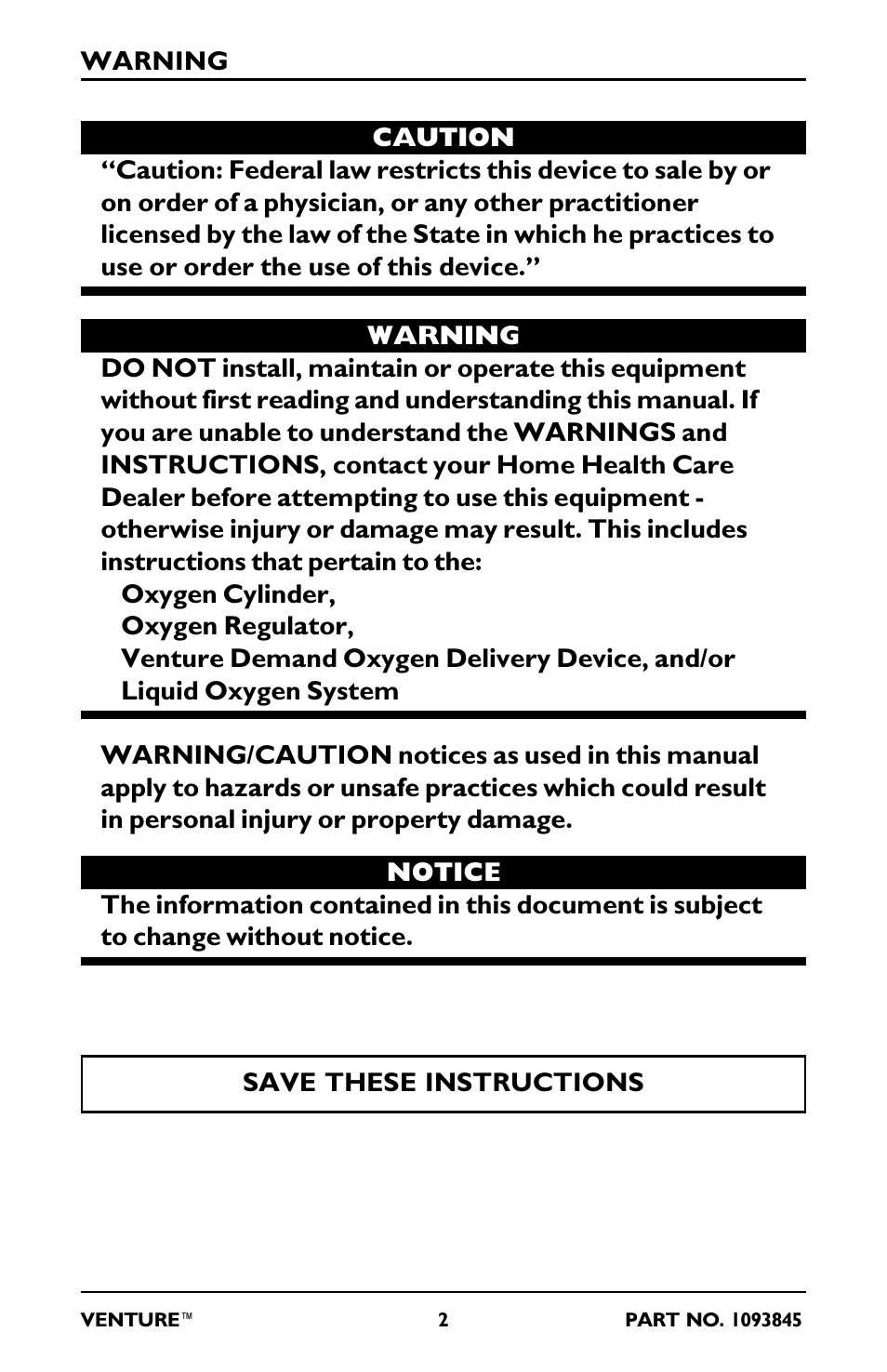 Invacare 211EX User Manual | Page 2 / 28