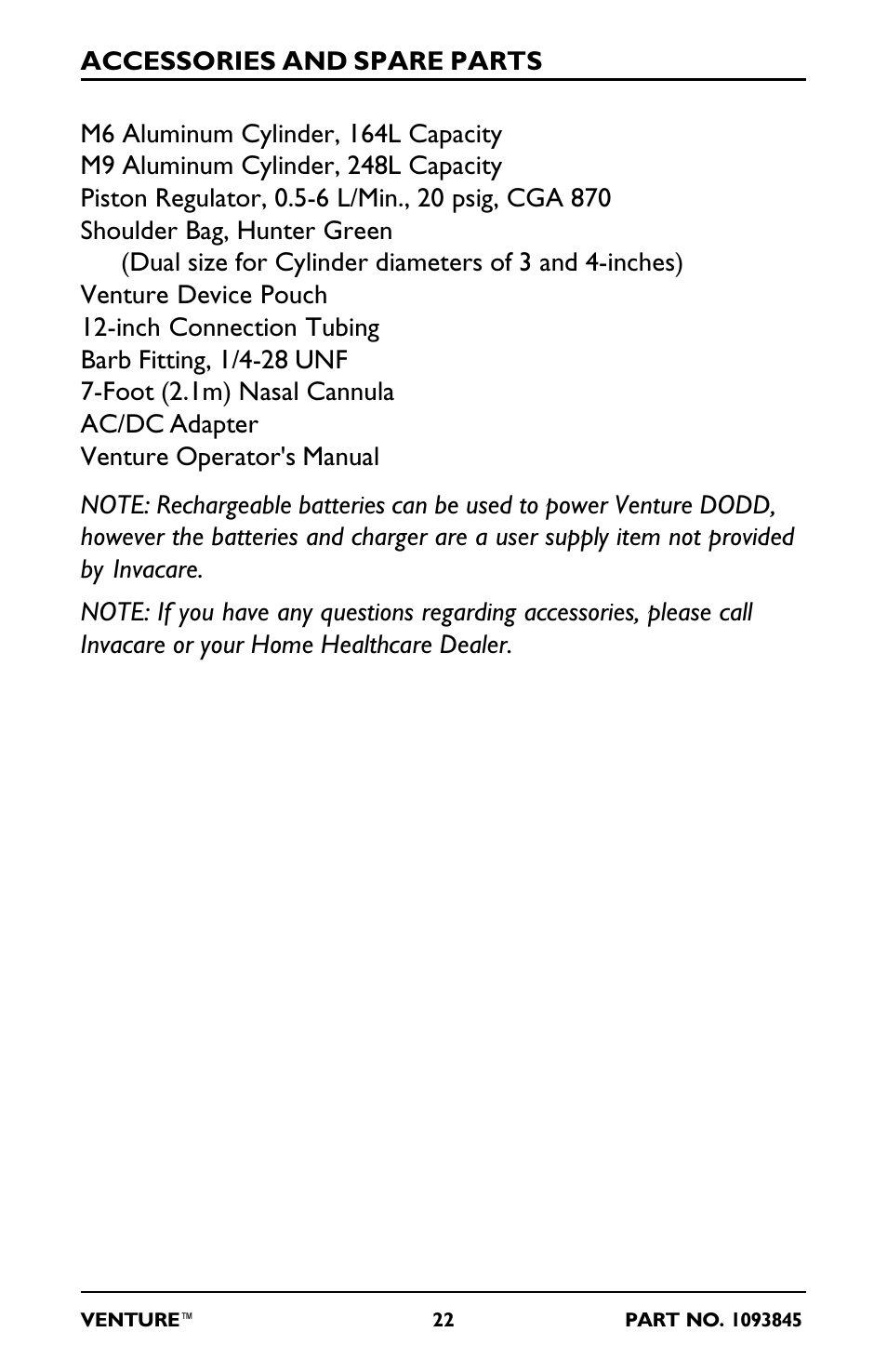 Invacare 211EX User Manual | Page 22 / 28