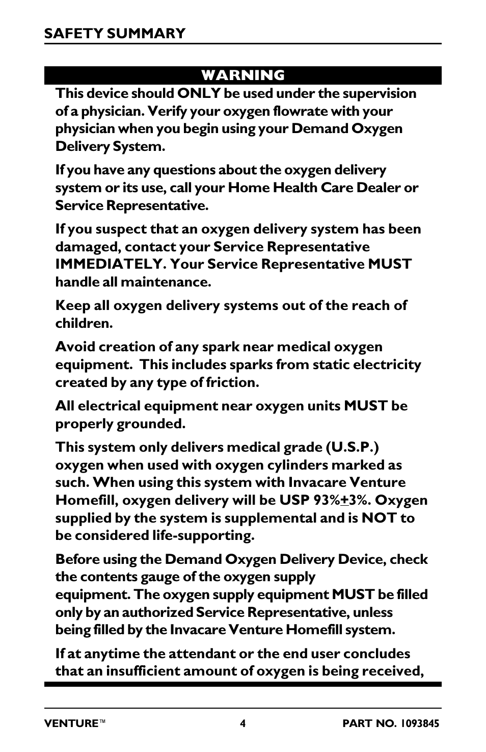 Invacare 211EX User Manual | Page 4 / 28