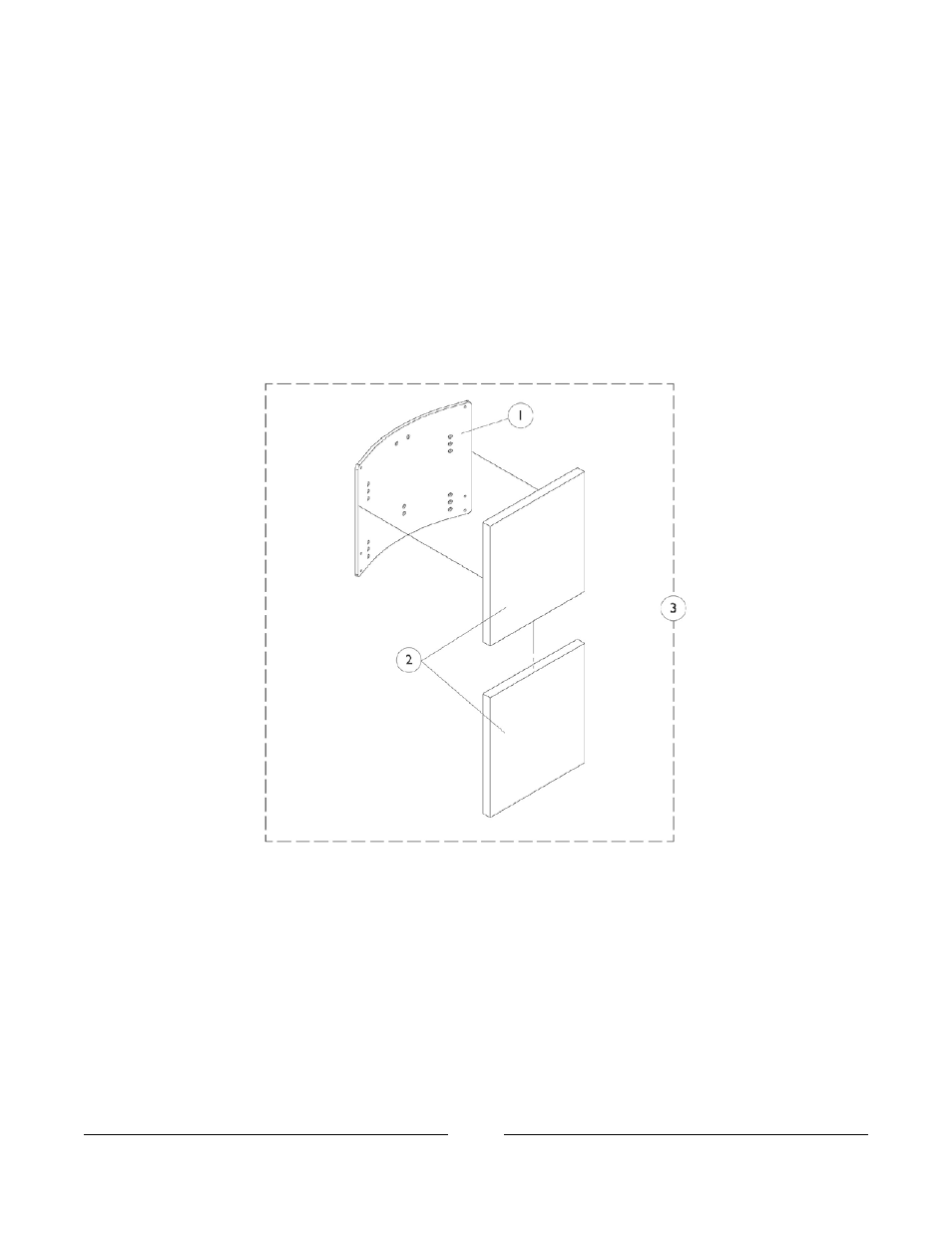 Abs curved back without mounting hardware | Invacare 2GTR User Manual | Page 47 / 176