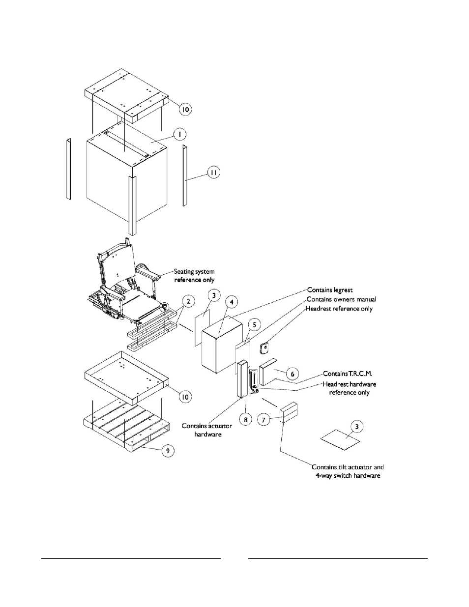 Packaging and literature | Invacare 2GTR User Manual | Page 8 / 176