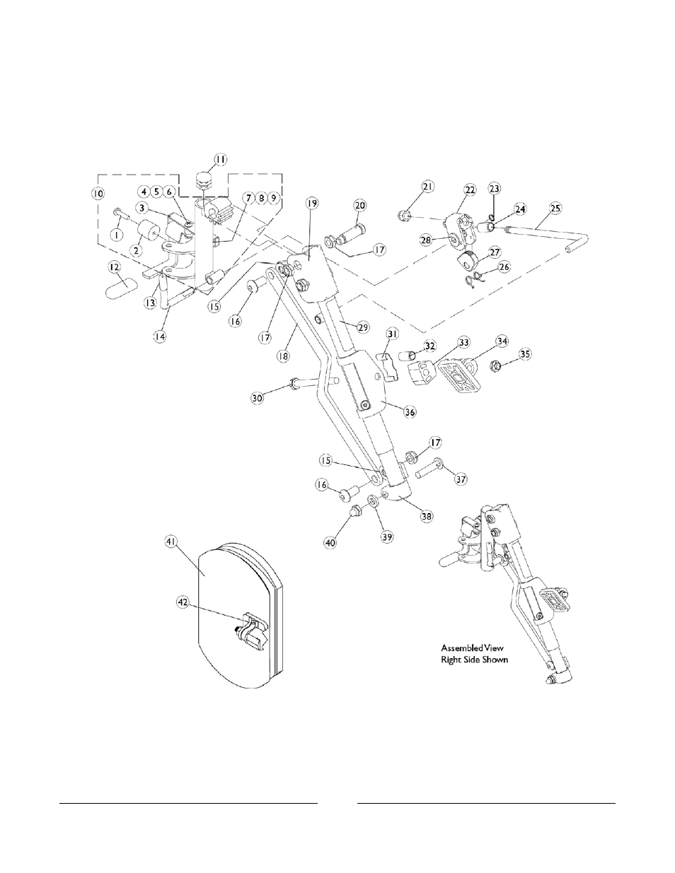 Phal4a (hemi) articulating legrest supports | Invacare 2GTR User Manual | Page 81 / 176