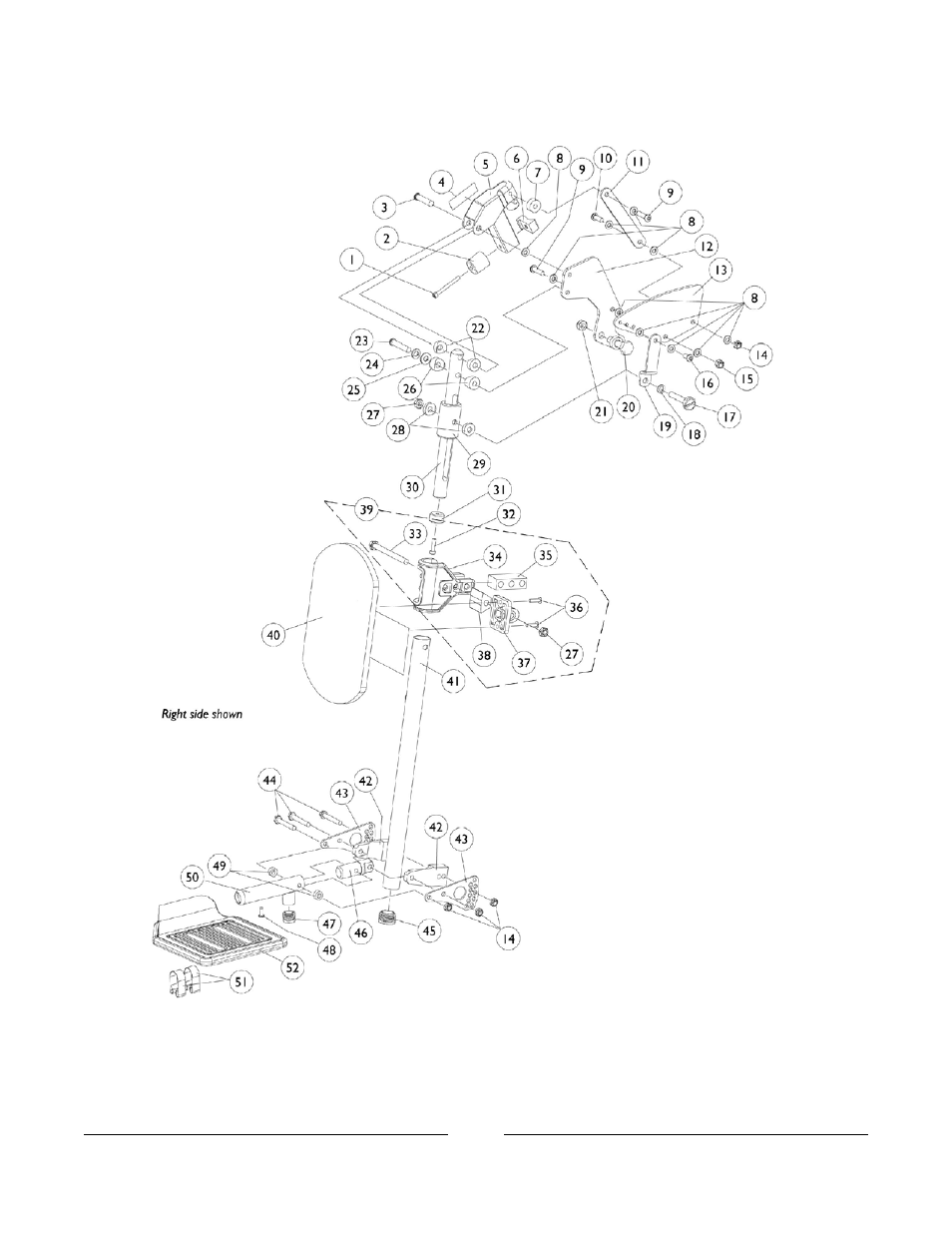 Genius legrest (mechanical) | Invacare 2GTR User Manual | Page 89 / 176