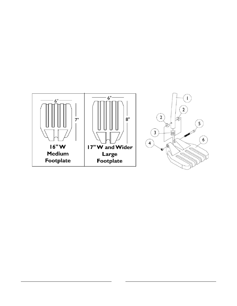 Pivot/slide tube w/ footplates - composite - 1651 | Invacare 2GTR User Manual | Page 96 / 176