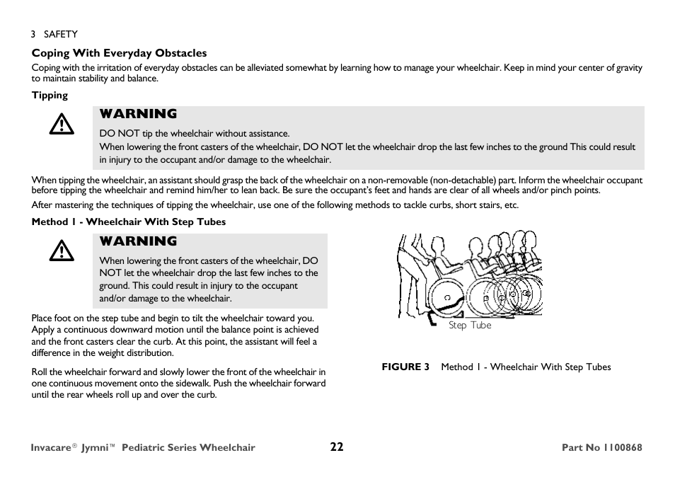 Invacare 9000 STANDARD WEIGHT User Manual | Page 22 / 72