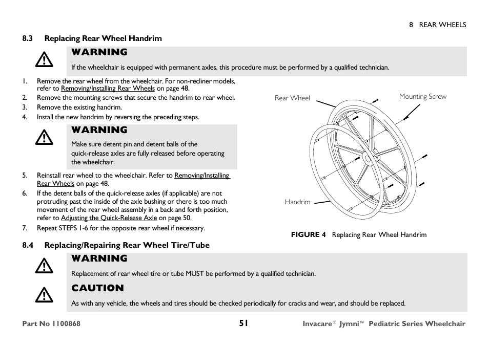 Invacare 9000 STANDARD WEIGHT User Manual | Page 51 / 72
