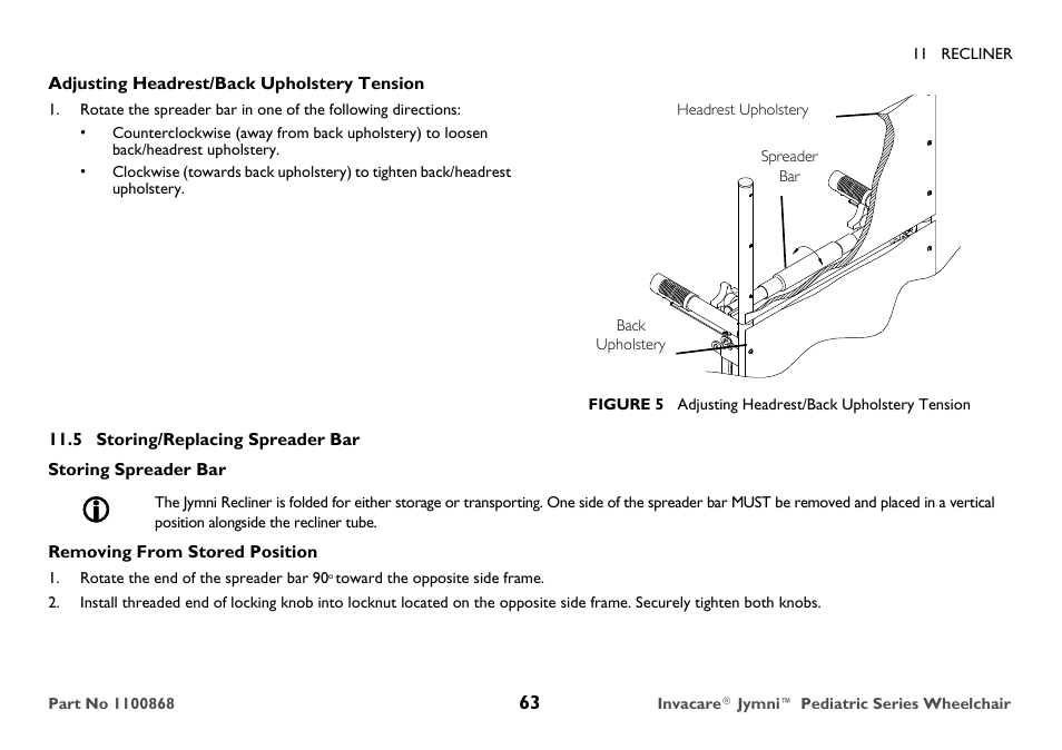 Invacare 9000 STANDARD WEIGHT User Manual | Page 63 / 72