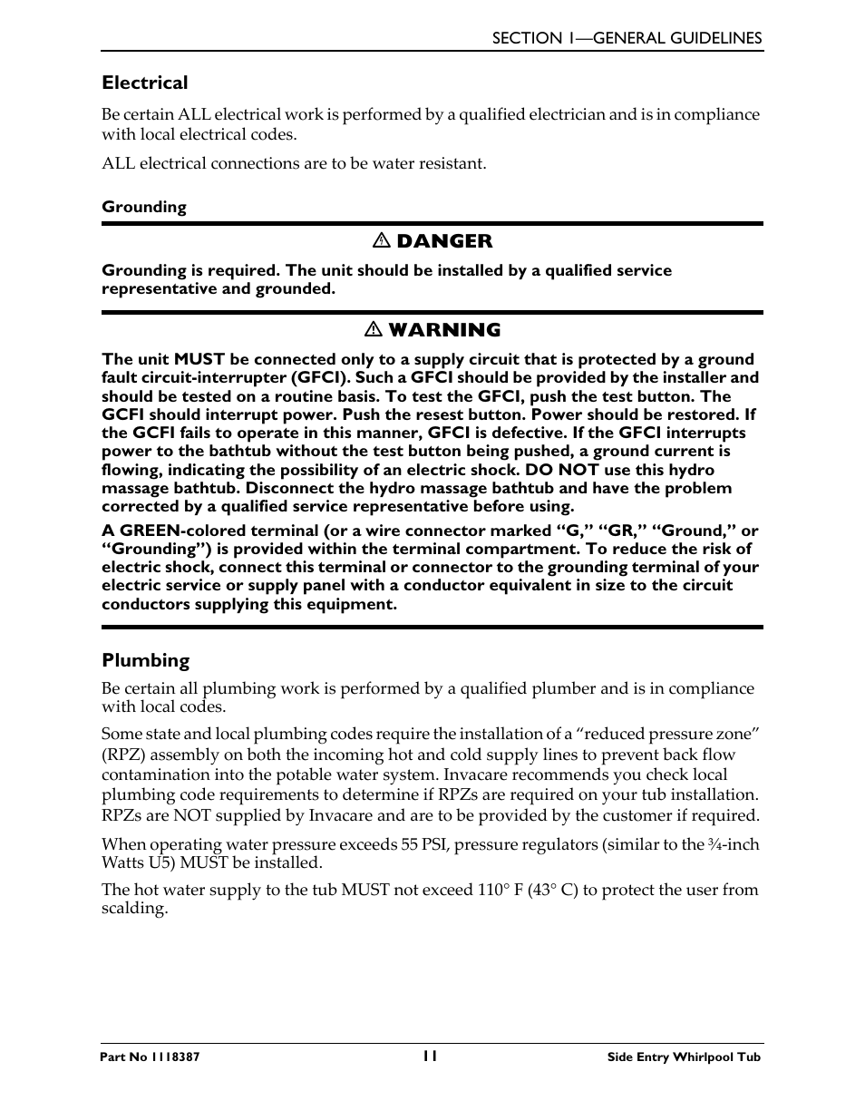 Electrical plumbing | Invacare 3600XL User Manual | Page 11 / 36