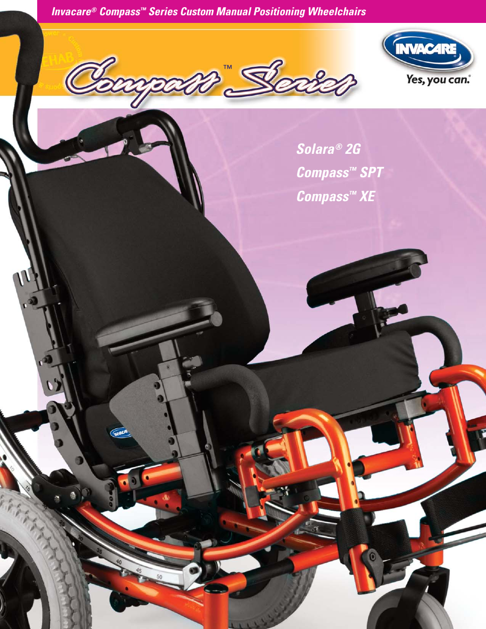 Invacare Compass XE User Manual | 12 pages