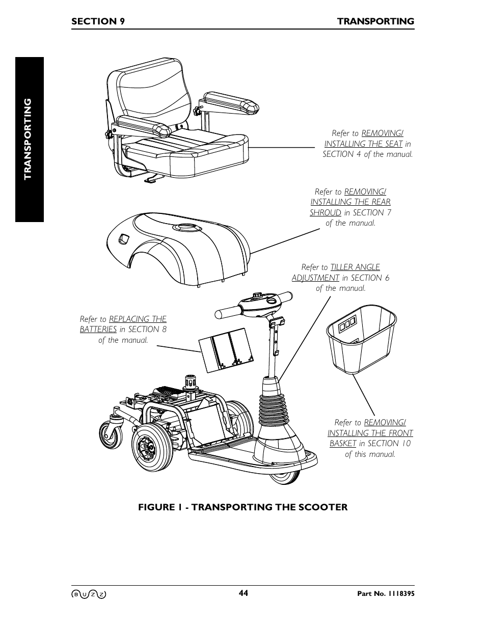 Invacare BUZZ HMV User Manual | Page 44 / 52