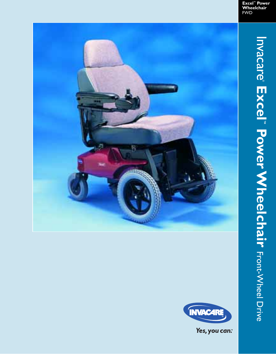 Excel, Po w er wheelchair | Invacare Excel Power Captain Seat User Manual | Page 2 / 4