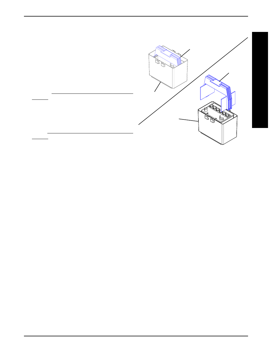 Battery box shipping inserts, Removing battery box shipping inserts (ranger ii, Only) (figure 1) | Invacare IIBASIC User Manual | Page 17 / 60