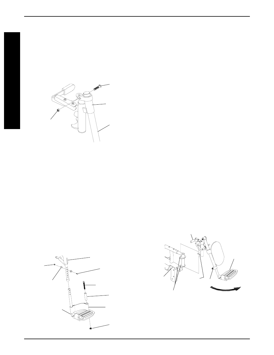Installing/removing elevating legrests (figure 5), Replacing heel loops (figure 4) | Invacare IIBASIC User Manual | Page 22 / 60