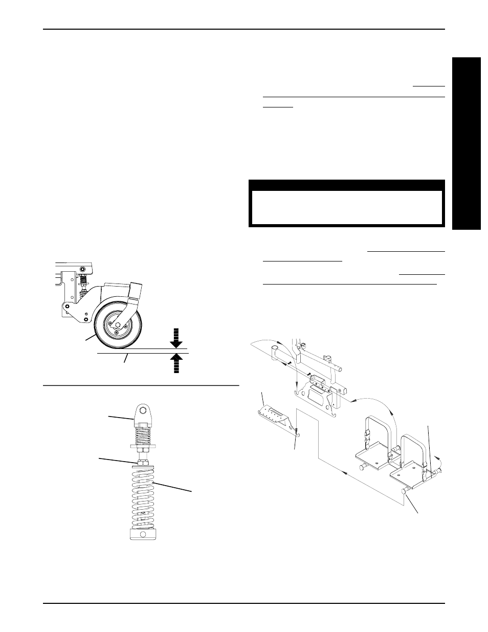 Battery tray (figure 7), Adjusting the stabilizer (figure 6) | Invacare IIBASIC User Manual | Page 59 / 60