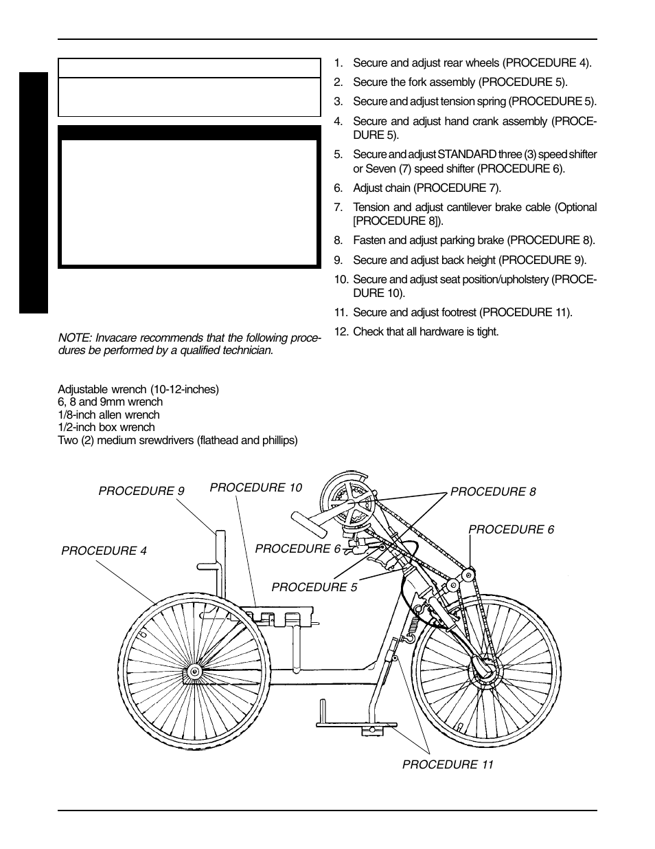 Invacare Excelerator XLT 2000 User Manual | Page 10 / 36