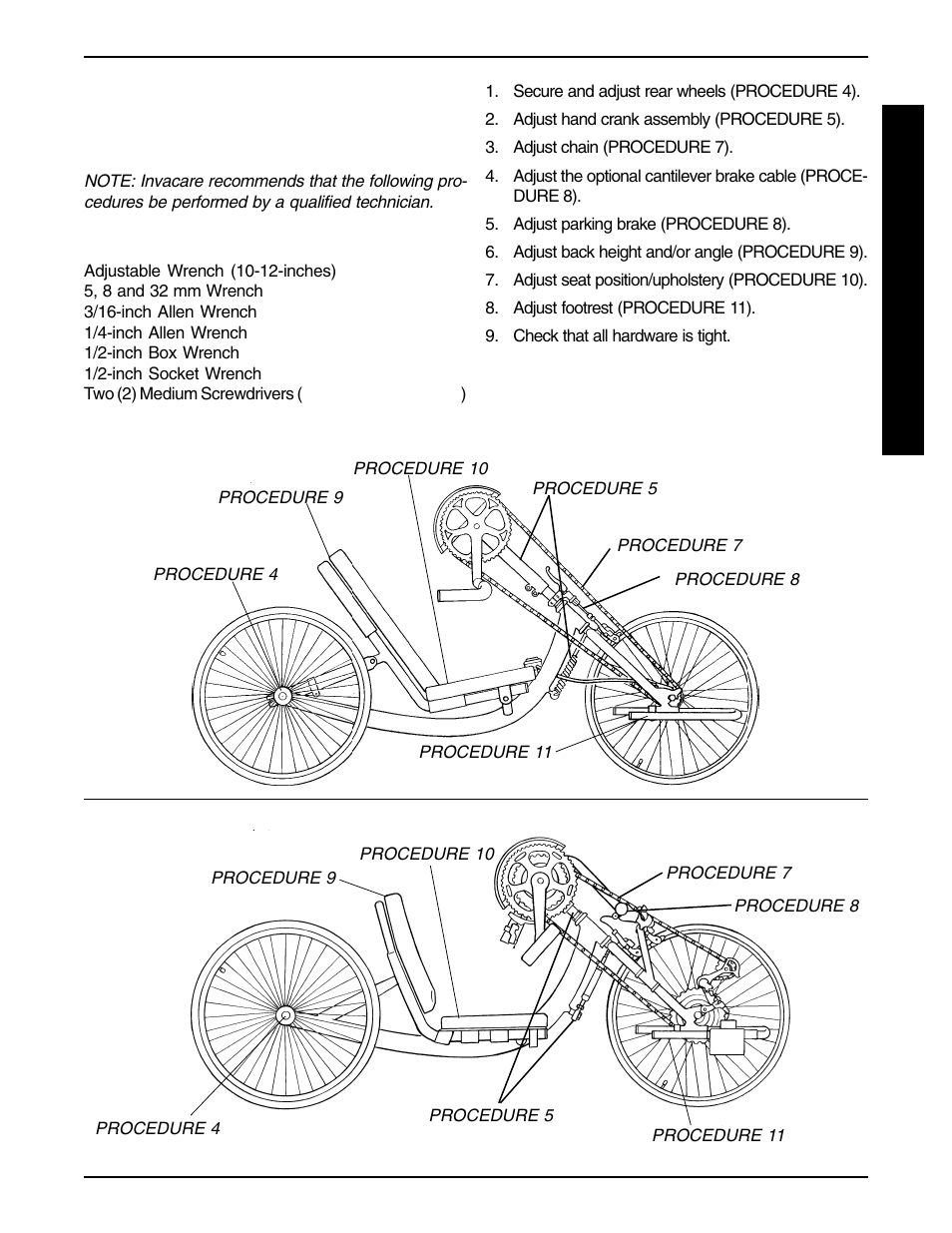 Invacare Excelerator XLT 2000 User Manual | Page 11 / 36