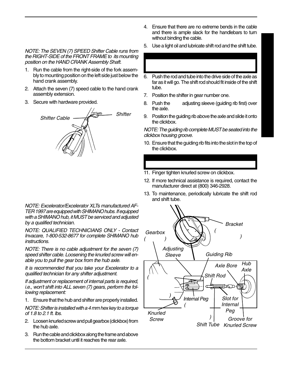 Invacare Excelerator XLT 2000 User Manual | Page 19 / 36