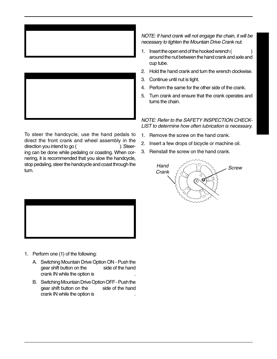 Steering/cornering | Invacare Excelerator XLT 2000 User Manual | Page 31 / 36