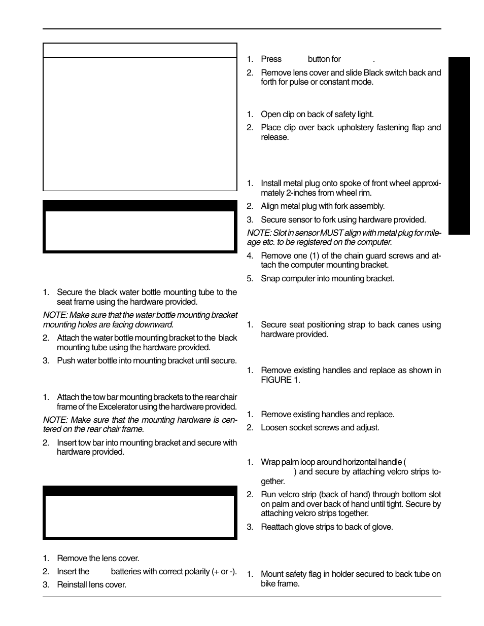 Invacare Excelerator XLT 2000 User Manual | Page 33 / 36