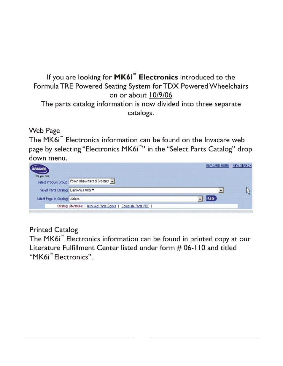 Mk6i electronics | Invacare Formula TRE User Manual | Page 101 / 174