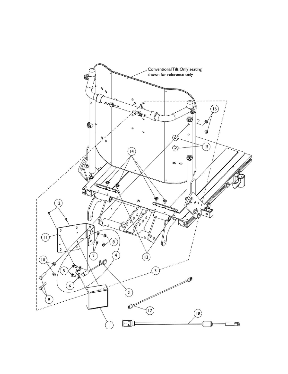 Mk5 sac and mounting hardware | Invacare Formula TRE User Manual | Page 114 / 174
