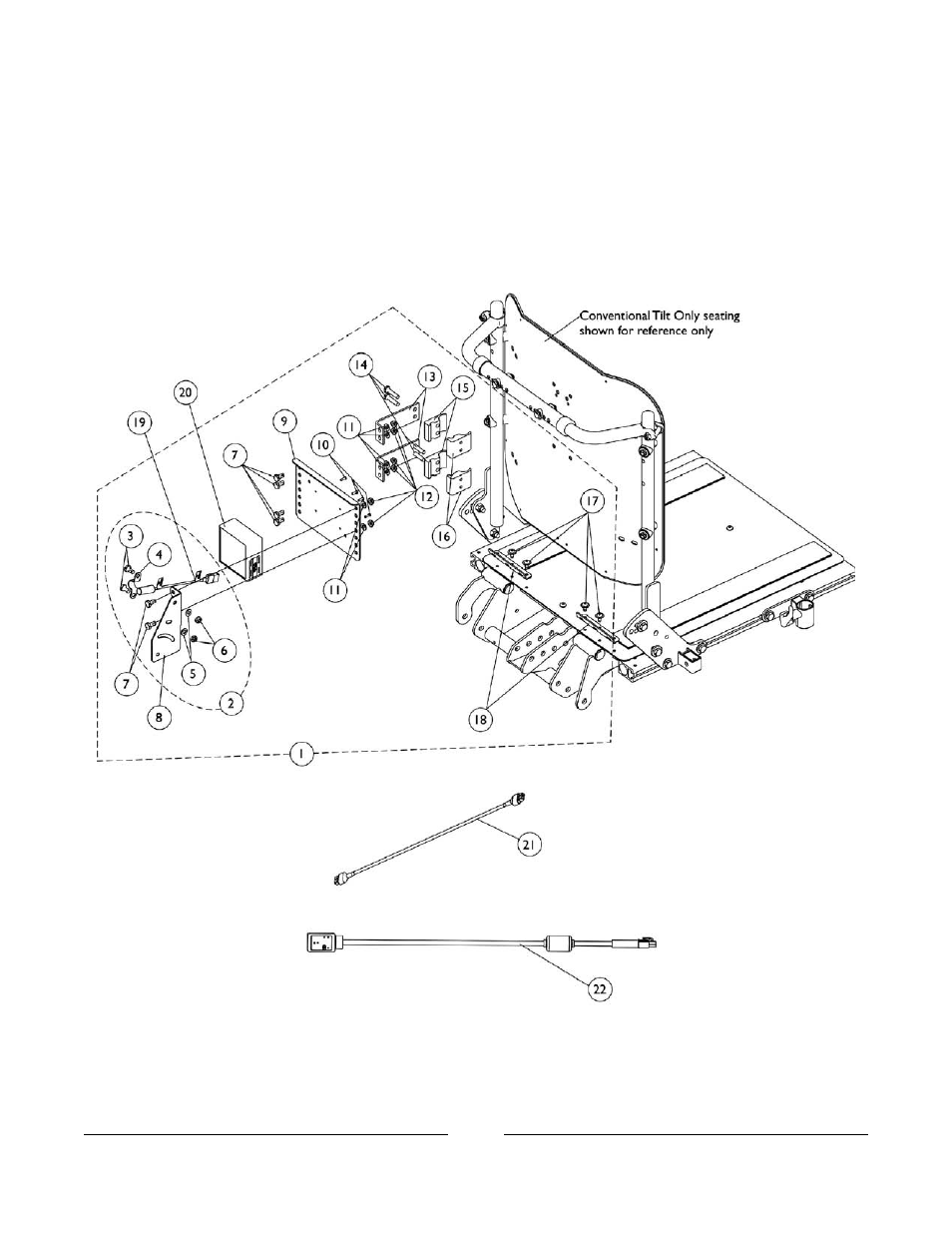 Mk5 sac and mounting hardware | Invacare Formula TRE User Manual | Page 122 / 174