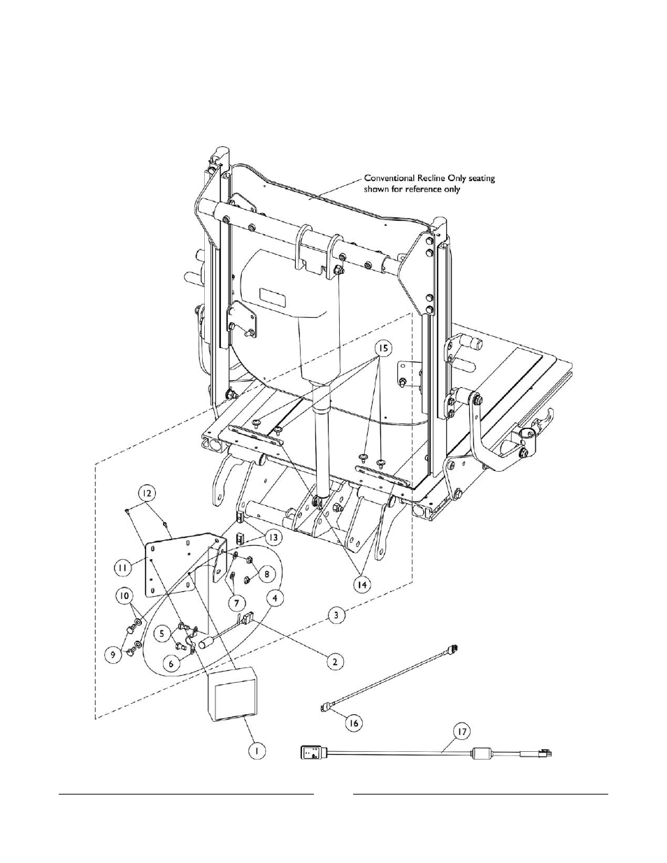 Mk5 sac and mounting hardware | Invacare Formula TRE User Manual | Page 134 / 174