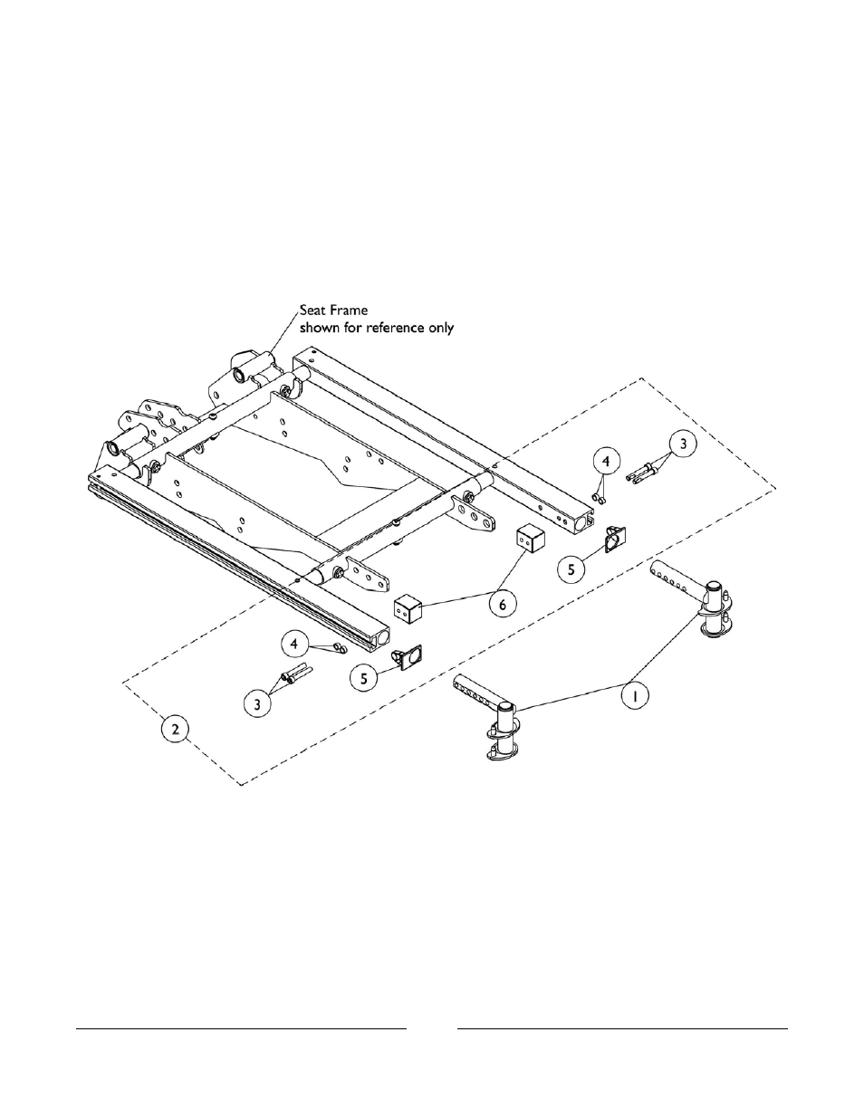 Front rigging hanger hardware, pin style | Invacare Formula TRE User Manual | Page 21 / 174