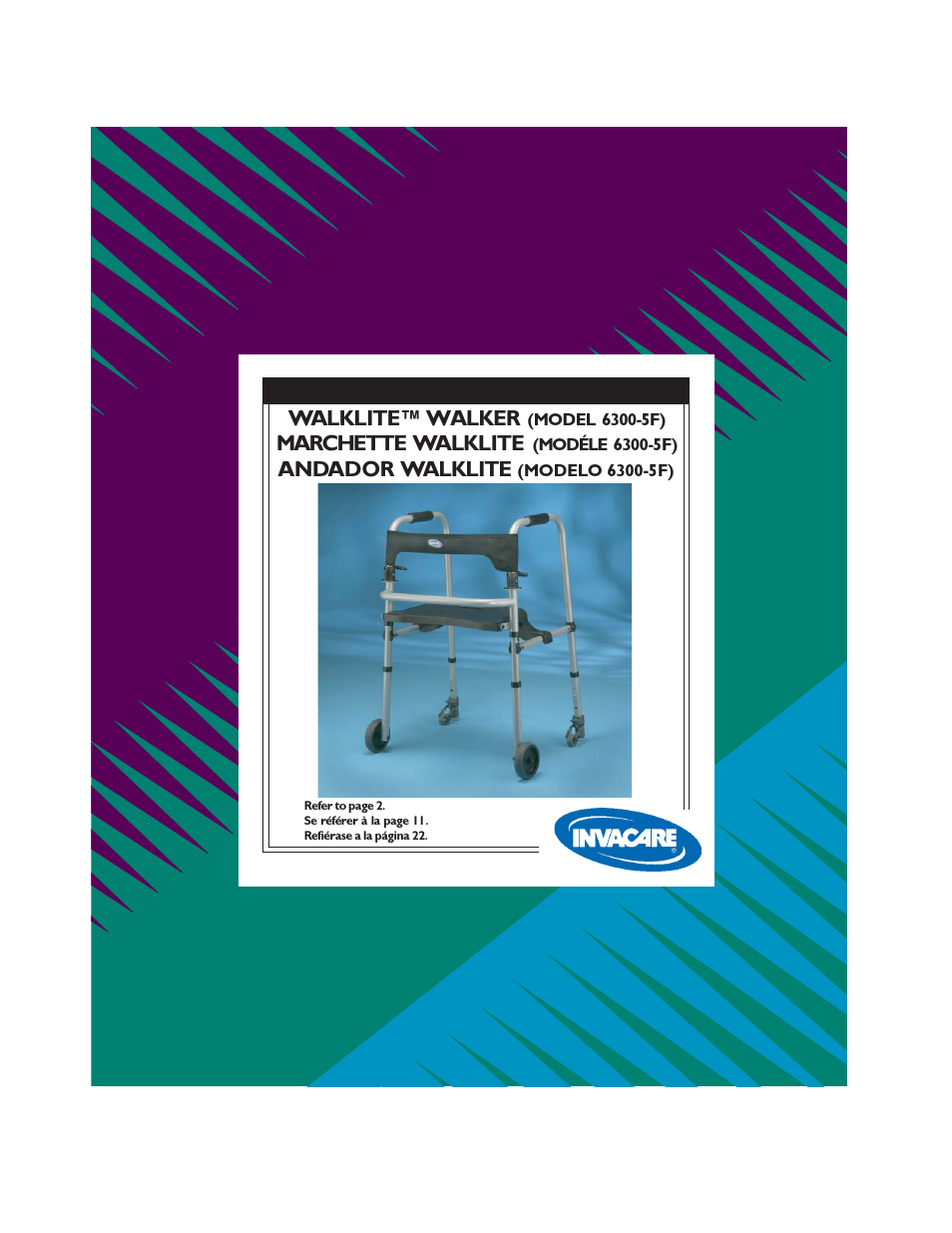 Invacare 6300-5F User Manual | 36 pages