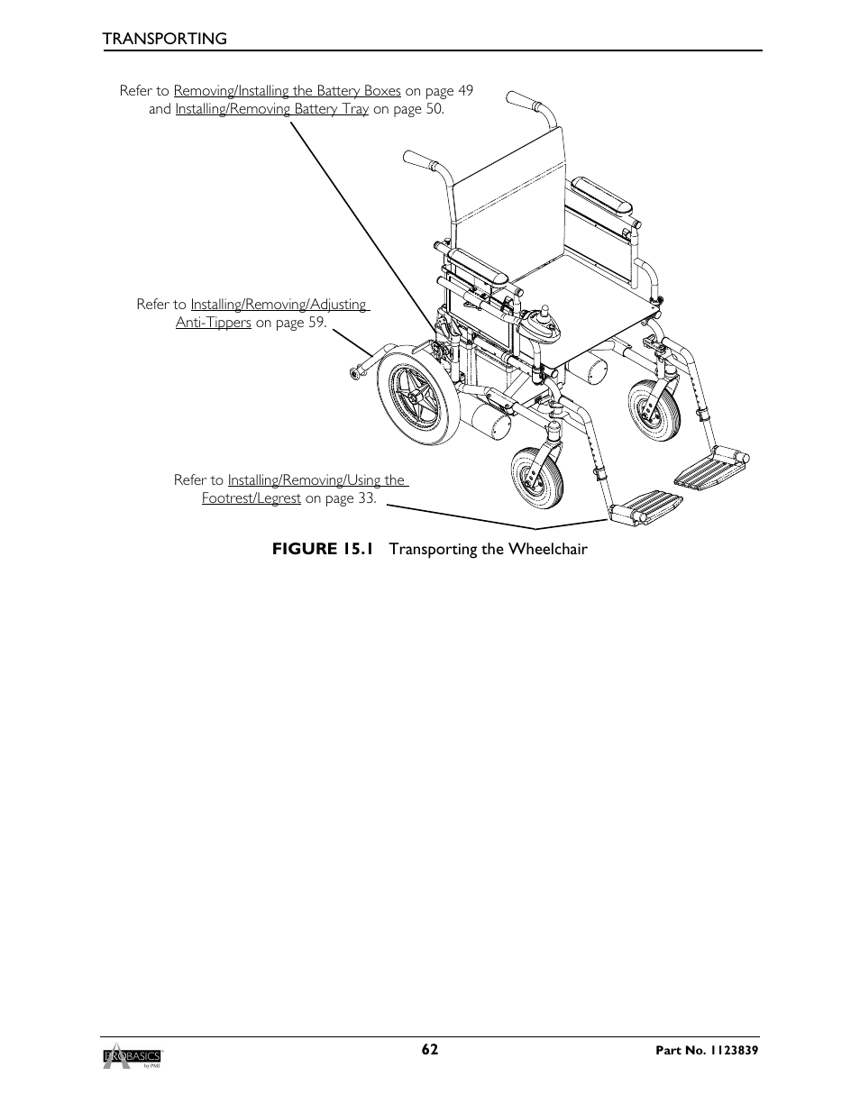 Invacare Wheelchair XP6500 User Manual | Page 62 / 64