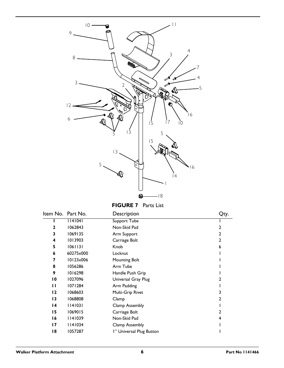 Invacare 1141466 User Manual | Page 6 / 8