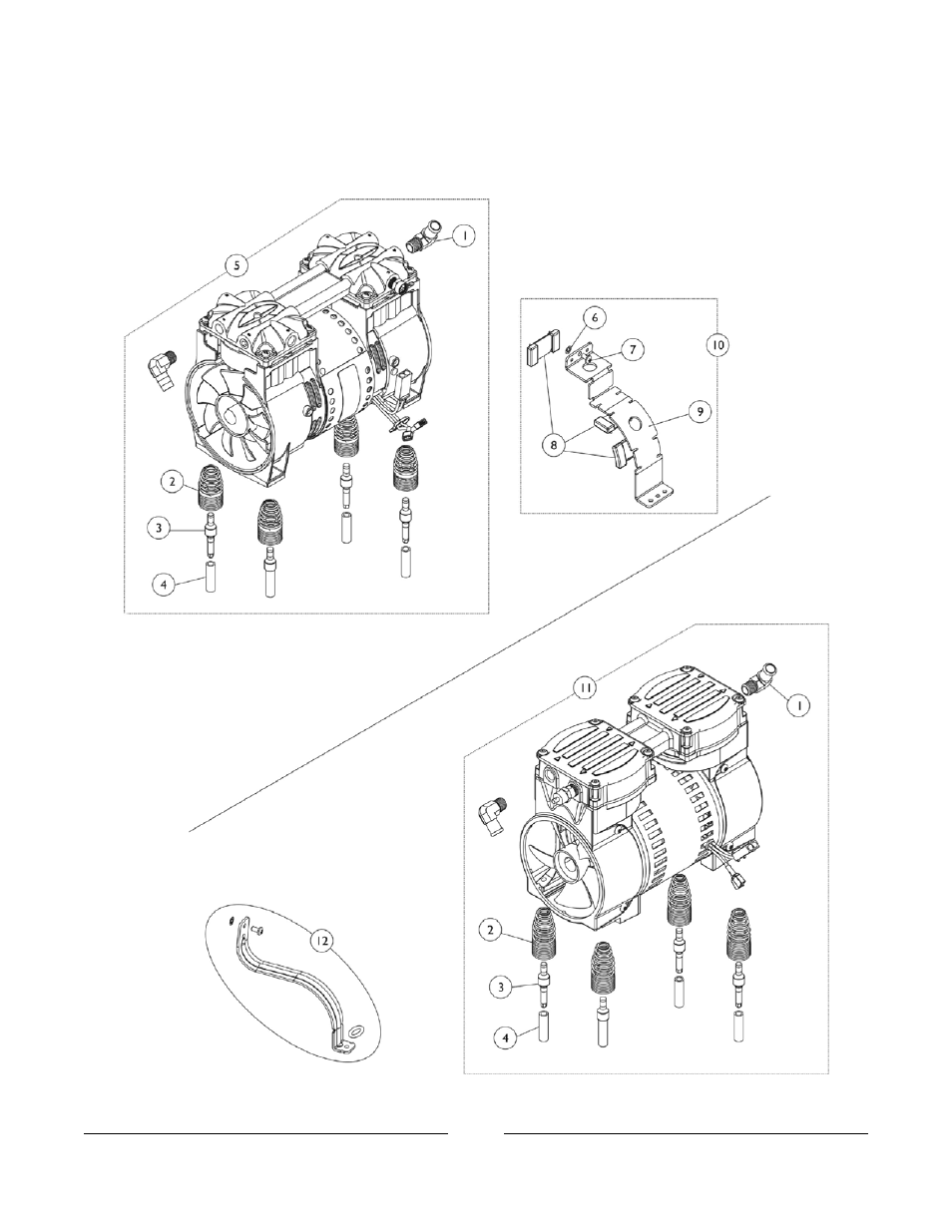 Compressor and mounting hardware, Platinum 5 models | Invacare IRC5PW User Manual | Page 25 / 99