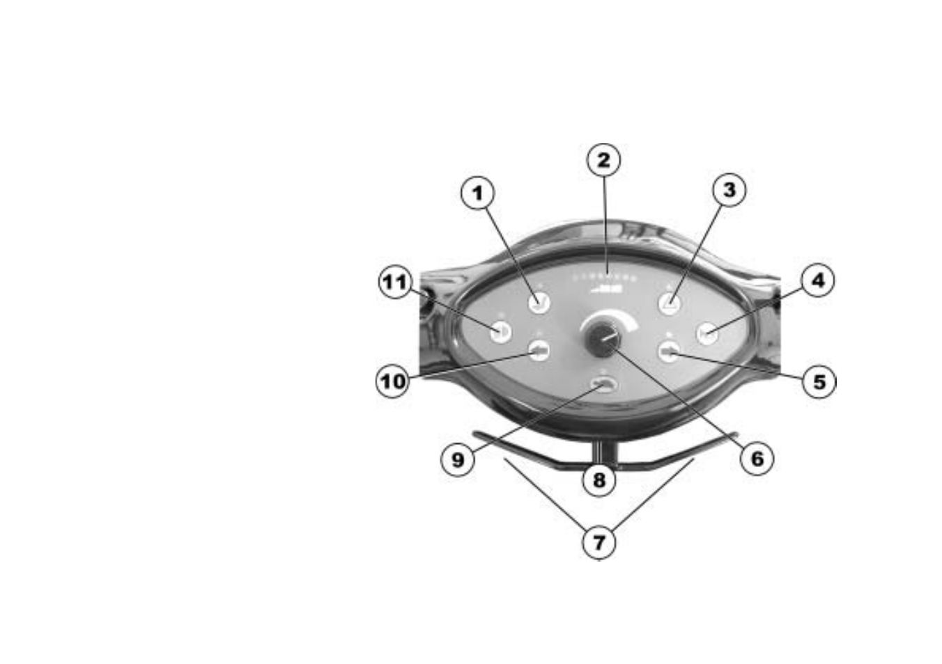 6 the control panel, 1 control panel layout, 6the control panel | Invacare Auriga10 User Manual | Page 24 / 63