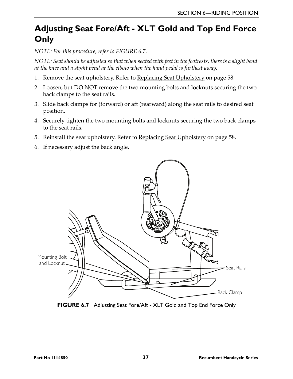 Invacare Force User Manual | Page 37 / 76