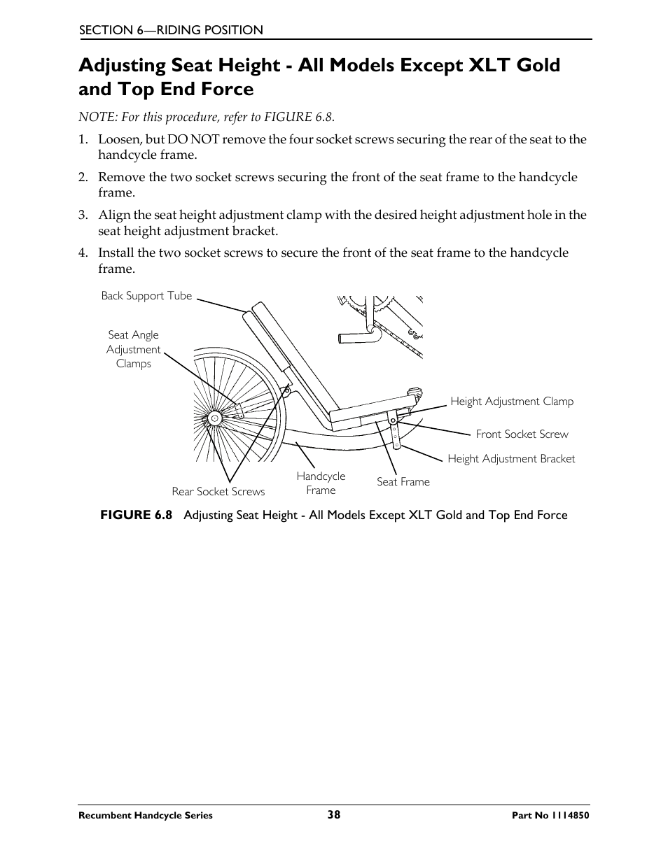 Invacare Force User Manual | Page 38 / 76