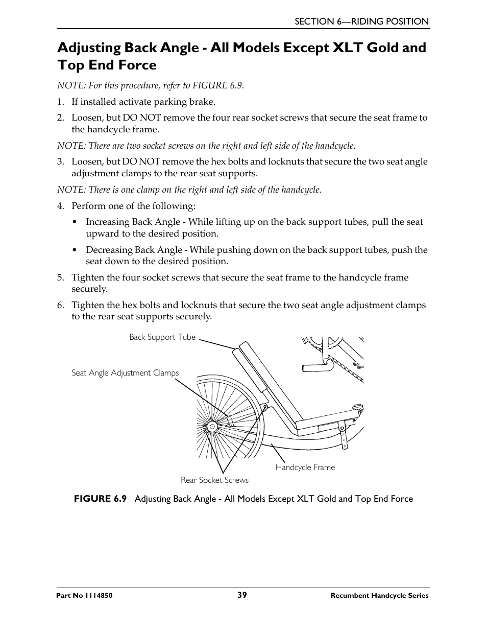 Invacare Force User Manual | Page 39 / 76