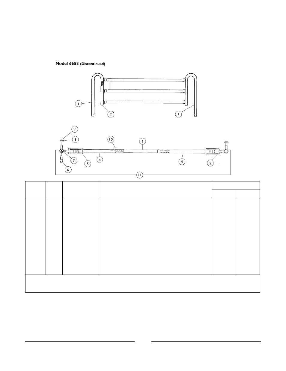 Deluxe quick clip-on bed rail 6658 | Invacare Bed Rails User Manual | Page 32 / 33