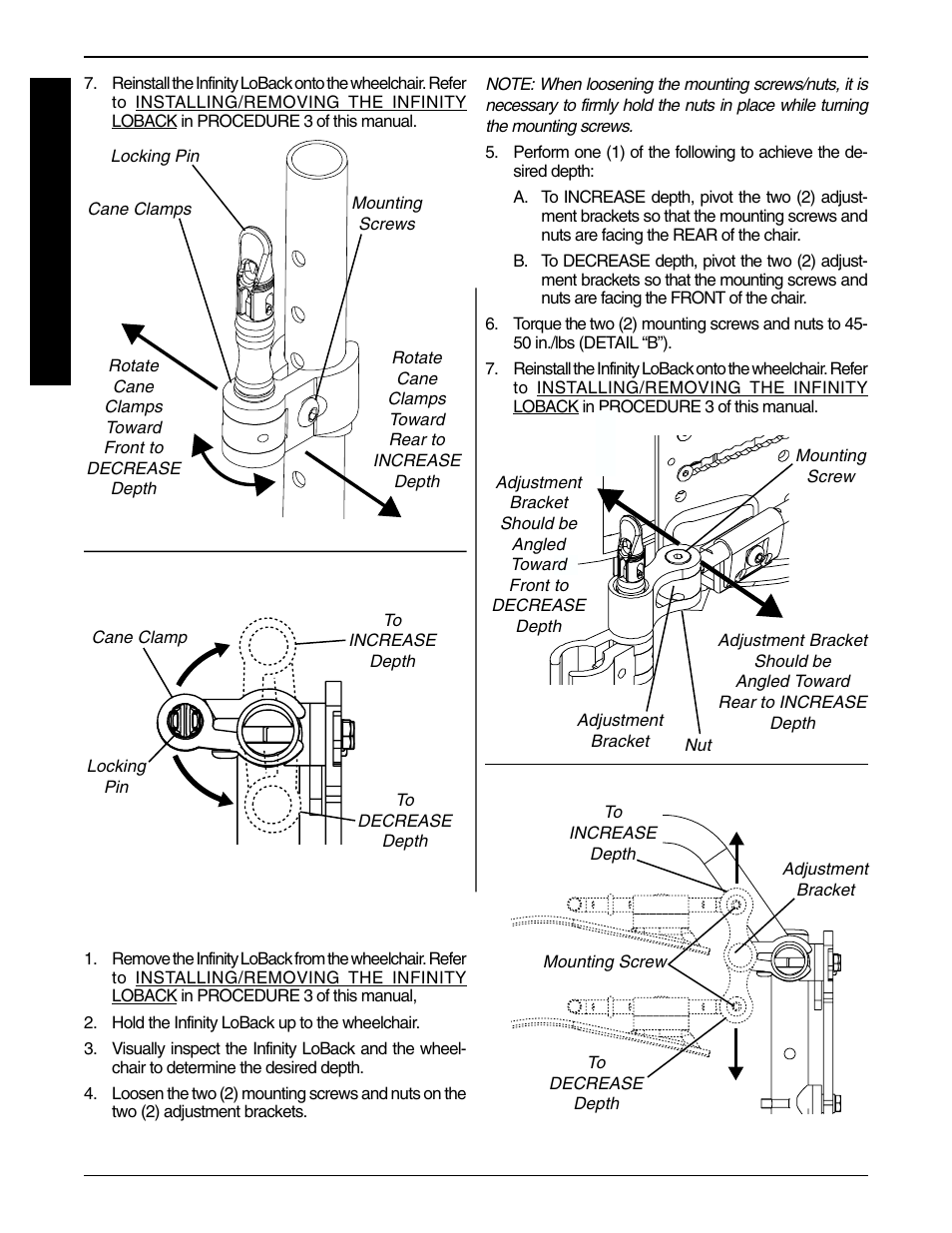 Invacare Infinity LoBack Support User Manual | Page 12 / 16