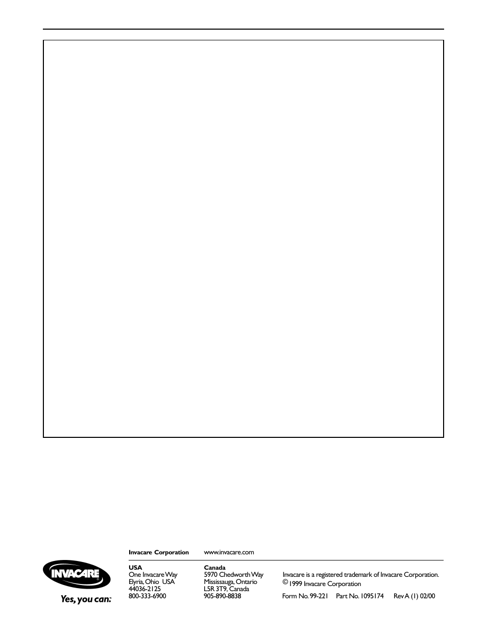 Limited warranty | Invacare Infinity LoBack Support User Manual | Page 16 / 16
