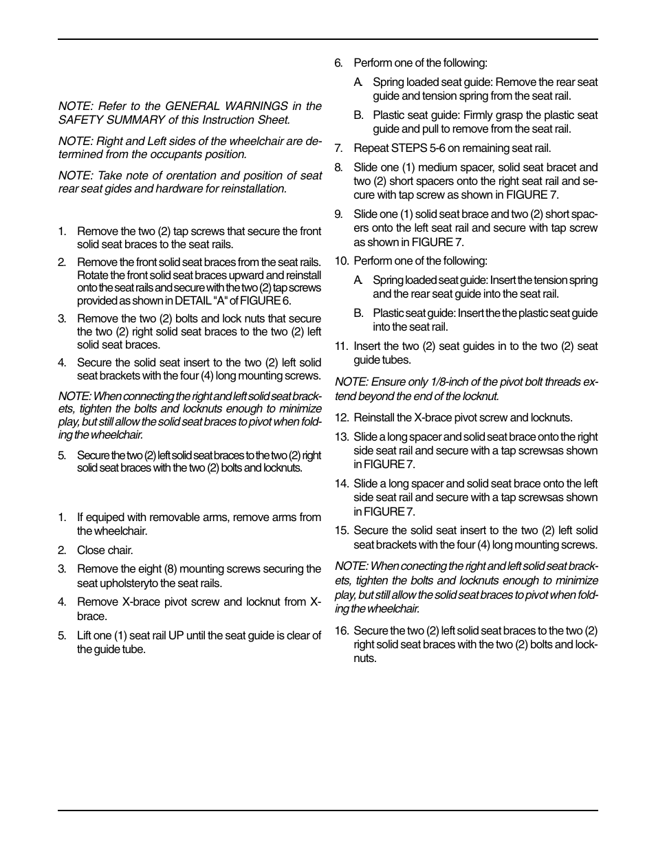 Invacare 1000 User Manual | Page 6 / 8