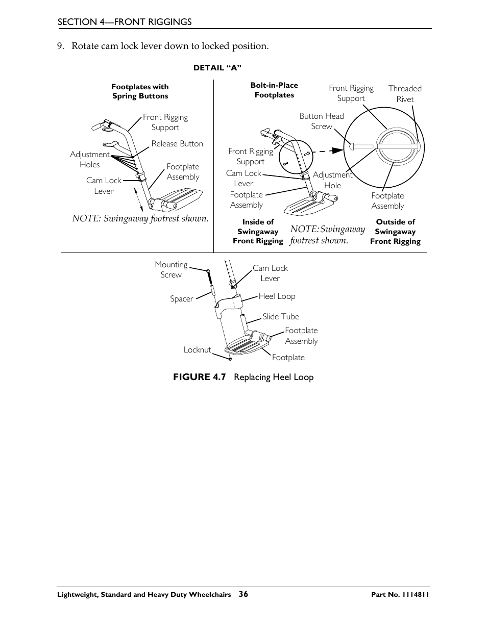 Invacare Lightweight User Manual | Page 36 / 64