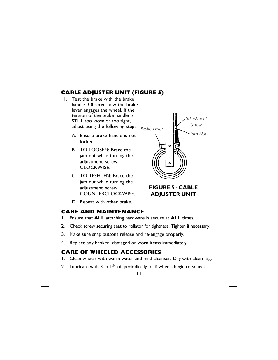 Invacare 68100 User Manual | Page 11 / 40